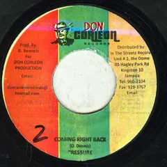 Pressure (15) – Coming Right Back (Vinyl, 7")