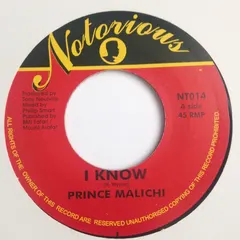 Prince Malachi – I Know (Vinyl, 7")