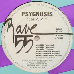 Psygnosis – Crazy (Vinyl, 12")