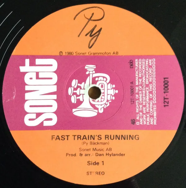 Py Bäckman – Fast Train's Running