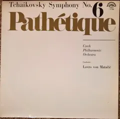 Pyotr Ilyich Tchaikovsky, The Czech Philharmonic Orchestra, Lovro Von Matacic – Symphony No. 6 - Pathétique (Vinyl, LP)