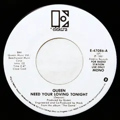 Queen – Need Your Loving Tonight (Vinyl, 7")