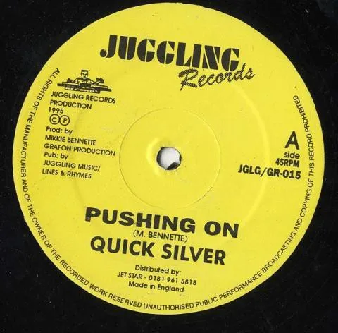Quick Silver – Pushing On / Nothing Never Sweet So