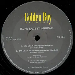 R.J.'s Latest Arrival – Cry Like A Wolf (Vinyl, 12")