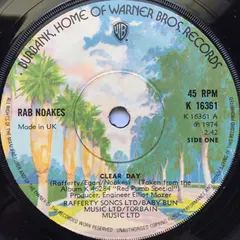 Rab Noakes – Clear Day (Vinyl, 7")