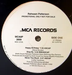 Rahsaan Patterson – 6 Song Sampler (Vinyl, 12")