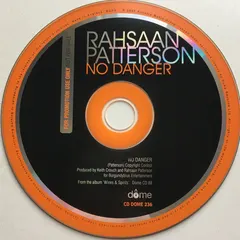 Rahsaan Patterson – No Danger (CD, Single)