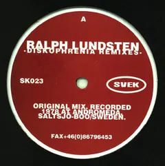 Ralph Lundsten – Diskophrenia Remixes (Vinyl, 12")