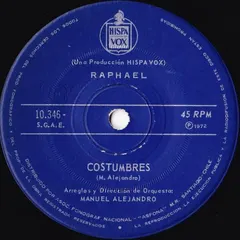Raphael (2) – Costumbres (Vinyl, 7")