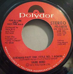 Rare Bird – Birdman - Part One (Title No. 1 Again) (Vinyl, 7")