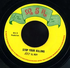 Ras El Roy* – Stop Your Killing (Vinyl, 7")
