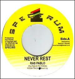 Ras Pablo – Never Rest (Vinyl, 7")