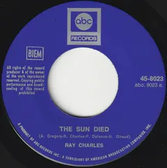 Ray Charles – The Sun Died (Vinyl, 7")