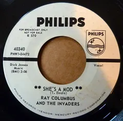 Ray Columbus And The Invaders* – She's A Mod (Vinyl, 7")