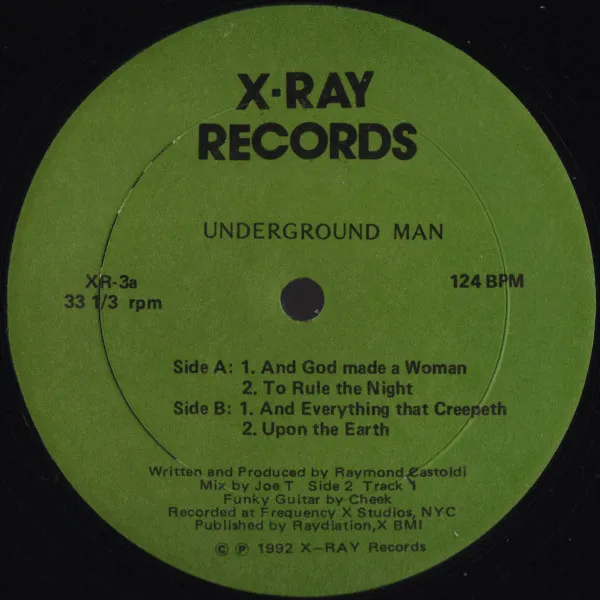 Raymond Castoldi* – Underground Man