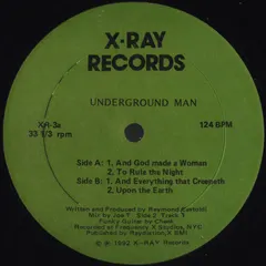 Raymond Castoldi* – Underground Man (Vinyl, 12")