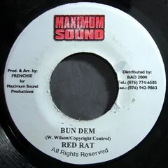 Red Rat – Bun Dem (Vinyl, 7")