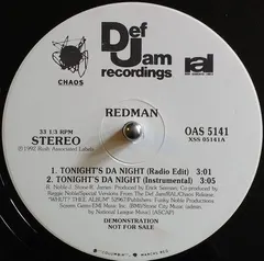 Redman – Tonight's Da Night (Vinyl, 12")