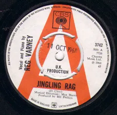 Reg Varney CBS – Jingling Rag (Vinyl, 7")