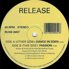 Release – Dance In Eden / Passion (Vinyl, 12")