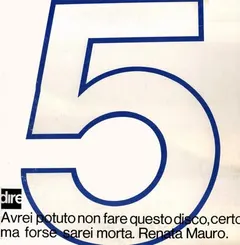 Renata Mauro – Avrei Potuto Non Fare Questo Disco, Certo, Ma Forse Sarei Morta (Vinyl, LP)