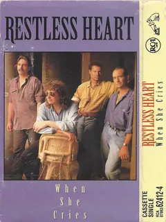 Restless Heart – When She Cries (Cassette, Single)
