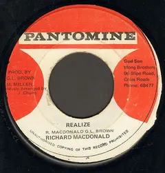 Richard MacDonald* – Realize (Vinyl, 7")