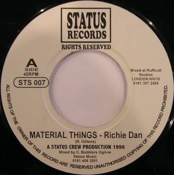 Richie Dan – Material Things