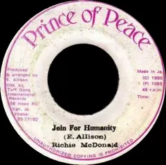 Richie McDonald* – Join For Humanity (Vinyl, 7")