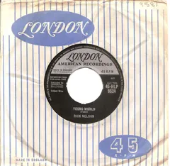 Rick Nelson* – Young World / Summertime (Vinyl, 7")