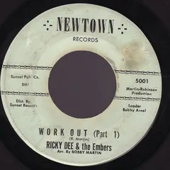Ricky Dee & The Embers – Work Out (Vinyl, 7")