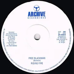 Rising Fire – Free Blackman (Vinyl, 10")