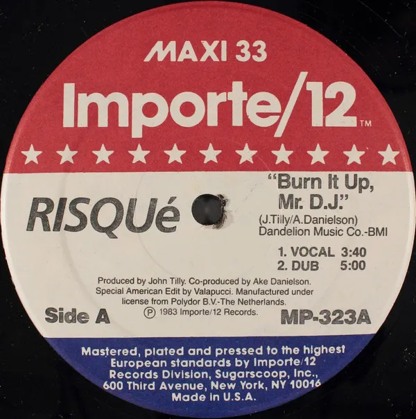 Risqué (2) – Burn It Up, Mr. D.J.