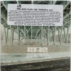 RJD2 – Exotic Talk (CD, Maxi-Single)