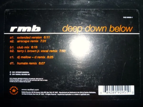 RMB – Deep Down Below
