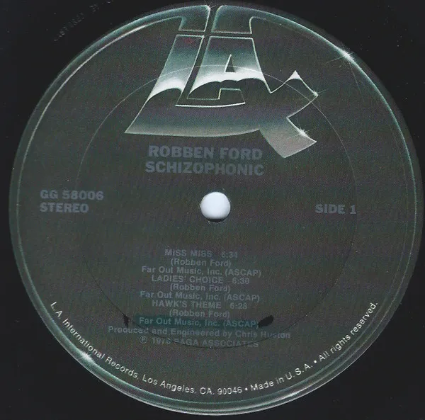 Robben Ford – Schizophonic