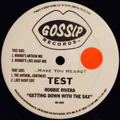 Robbie Rivera – Getting Down With The Sax (Vinyl, 12")
