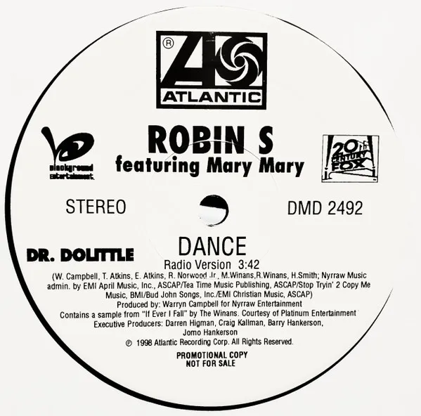 Robin S. Featuring Mary Mary – Dance