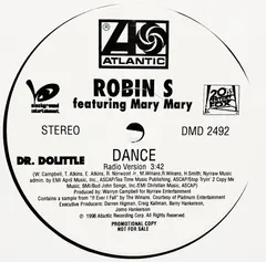 Robin S. Featuring Mary Mary – Dance (Vinyl, 12")
