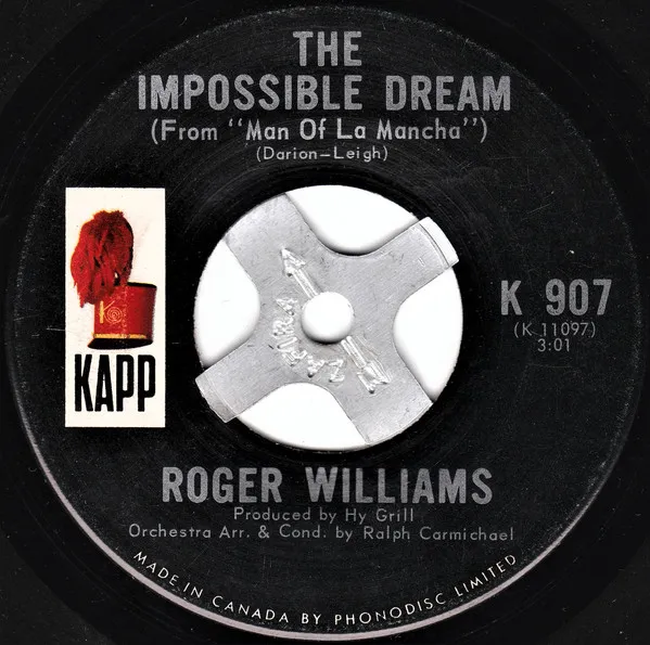 Roger Williams (2) – The Impossible Dream
