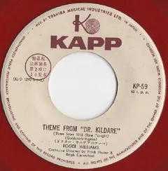 Roger Williams (2) – Theme From 'Dr. Kildare' (Vinyl, 7")