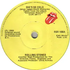 Rolling Stones* – She's So Cold (Vinyl, 7")