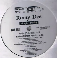Romy Dee Priority Records – Paugh Paugh (Vinyl, 12")