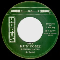 Ronnie Davis – Run Come / Dub (Vinyl, 7")