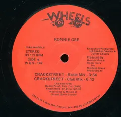 Ronnie Gee – Crackstreet (Vinyl, 12")