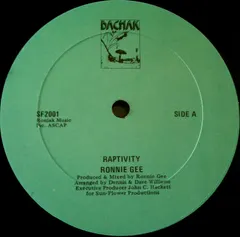 Ronnie Gee – Raptivity (Vinyl, 12")