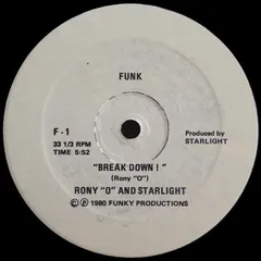 Rony “O” And Starlight (13) – Break Down! (Vinyl, 12")