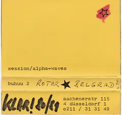 Roter Stern Belgrad – Session / Alpha-Waves (Cassette)