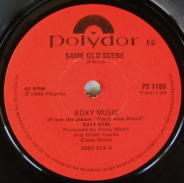 Roxy Music – Same Old Scene