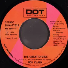 Roy Clark – The Great Divide / Chomp'n' (Vinyl, 7")